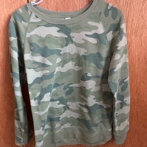 Medium Old Navy Camo Crewneck